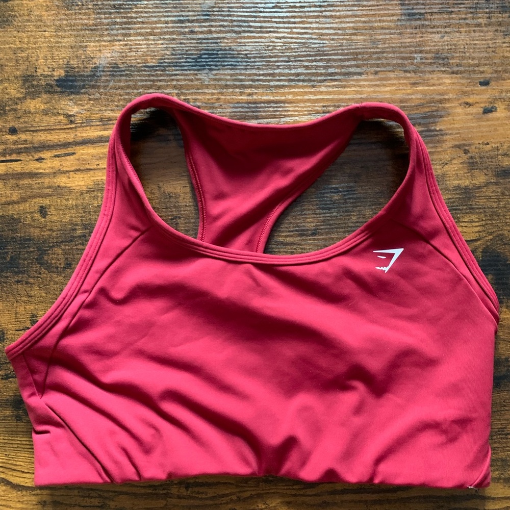 XL red Gymshark sport bra